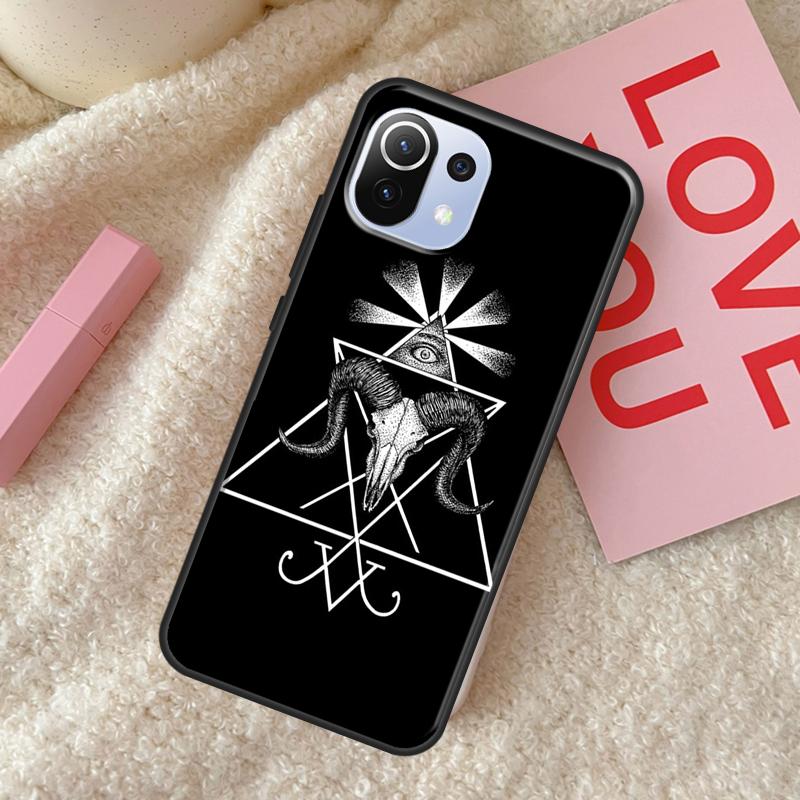 Satanic Scary Skull For POCO F3 F1 M3 M4 X3 Pro GT X4 Pro Phone Case For Xiaomi Mi 11 Lite 12 11T Pro Cover
