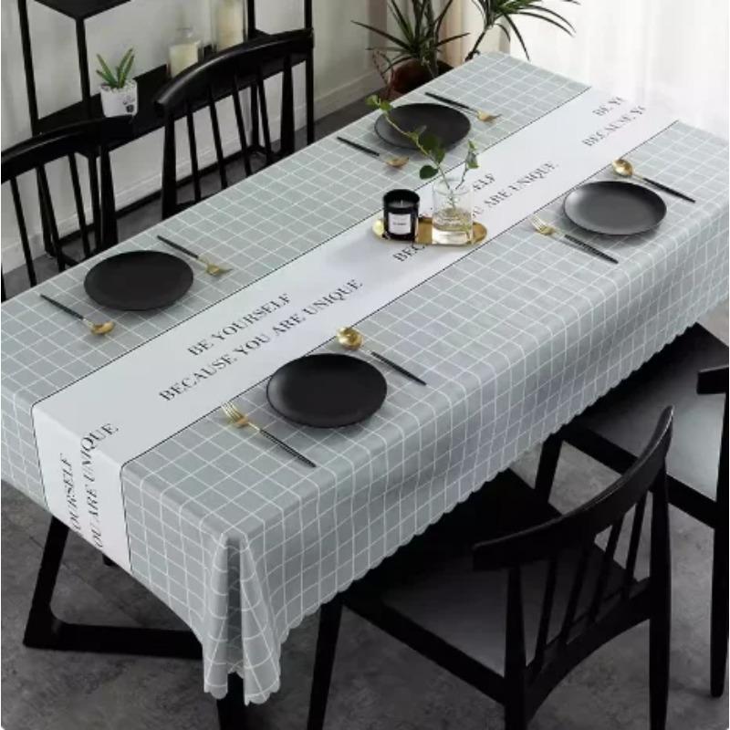 New Printe Rectangle Round Table Cloths Waterproof  Plastic PVC Oilproof Tablecloths Table Cover Home Decor Christmas Tablecloth