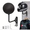 180° Rotary Motorcycle Helmet Wall Hanger with Hooks for Jacket Hat Sport Gear Bike Helmet Garage Home Storage Rack Helmet Communication 7