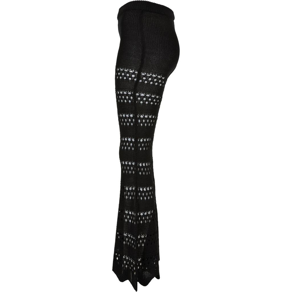 Urban Classics Womens/Ladies Knitted Crochet Flared Leggings