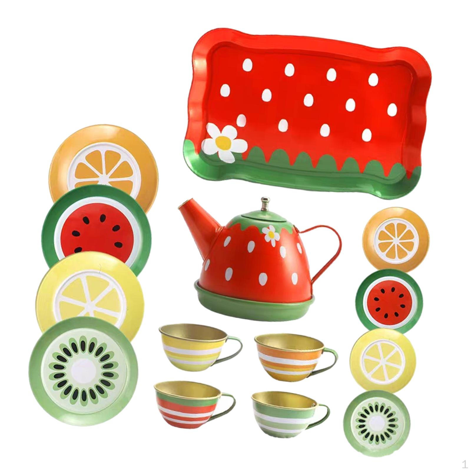 

Сервиз послеобеденного чая, игрушки, чайник, чашки, поднос, ролевые игры, кухонные притворства для малышей