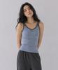 Sayu Fade Stripe Sleeveless Dusty Blue