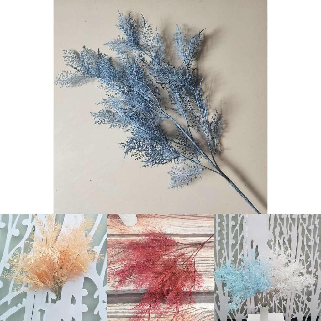 Mist Pine Plastic Floral Decor Faux Botanical Artificial Flowers For Wedding Home Centerpiece 80