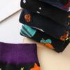 6 Paar/Pack Herren Galaxy Muster Street Fashion Trend Socken Frühling Sommer Bequem Atmungsaktiv Bunt Baumwolle Kniestrümpfe