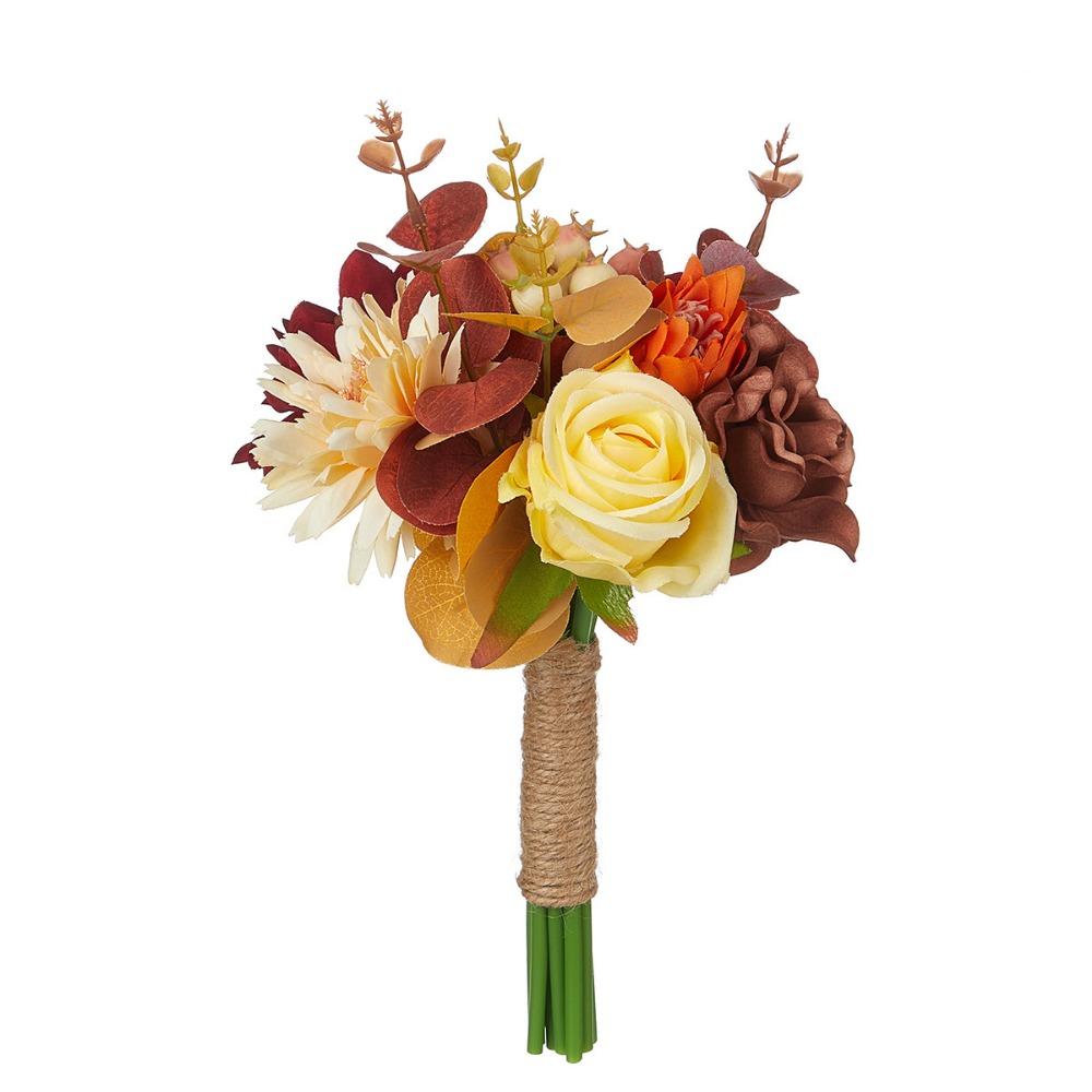 

Креативный букет из цветов для подружки невесты, деревенский свадебный букет, подарок, свадебный цветок для держания, свадебная церемония Style 1