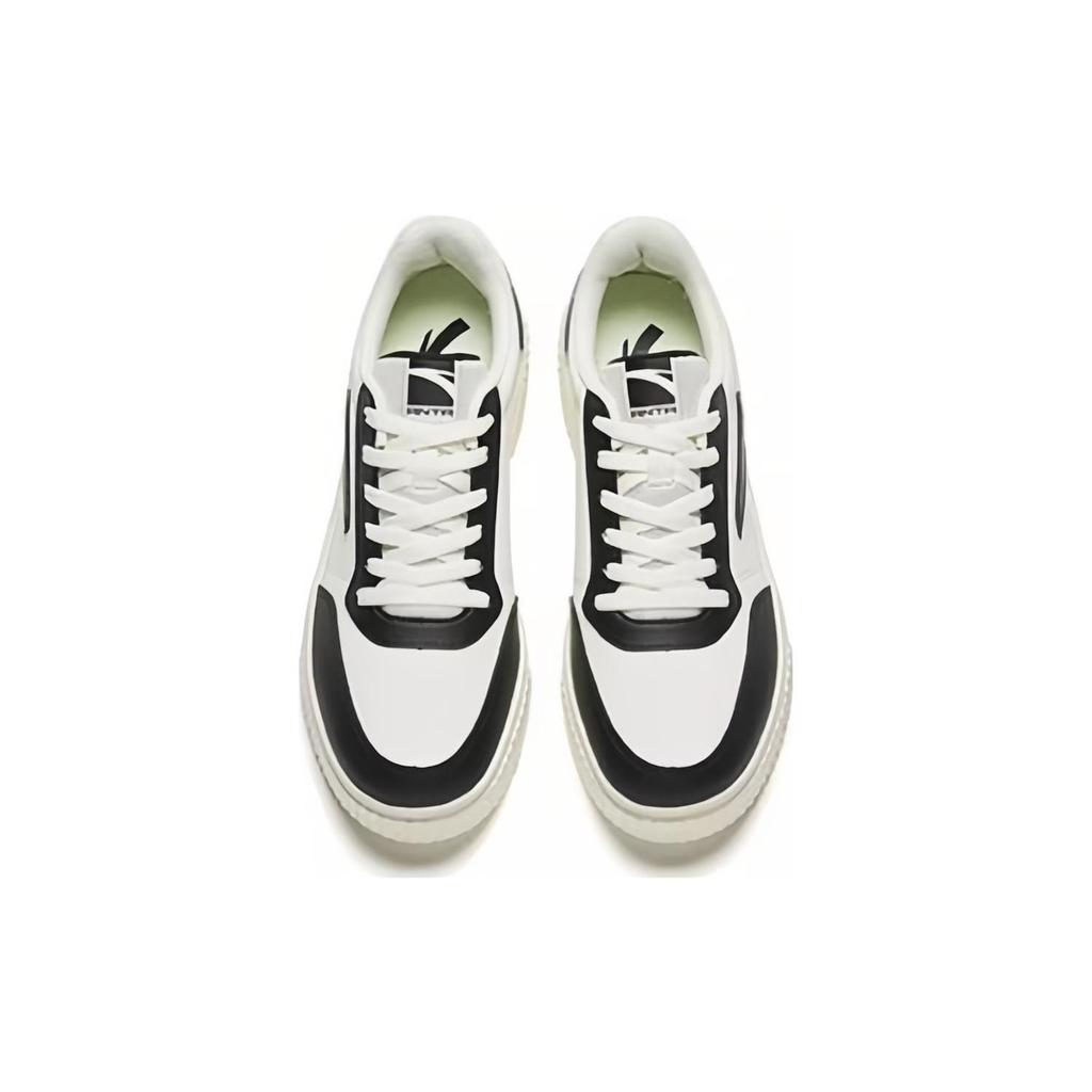 Anta Low top Skateboard Shoes Men's White Black 912358005-7