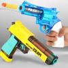 Dětské Hračky Pistole Decompresní Hračky Pistole Revolver 2 V 1 Pistole na Měkké Náboje Prázdný Závěsný Revolver Odpalovač Hračka Dárky pro Děti