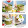 5L Large Salad Spinner Multifunctional Salad Bowl Lettuce Fruit Vegetable Quick Washing Drying Drainer Tools Kitchen Gadgets