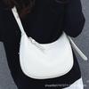 2025 spring new personalized ins shoulder bag, casual fashion niche women's crescent bag, casual foreign style crossbody bag