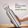 Portable Large Capacity Stainless Steel Water Bottle Big Mouth Vacuum Flasks with Lid Cycling Drinkware Sports 500/750/1000ml