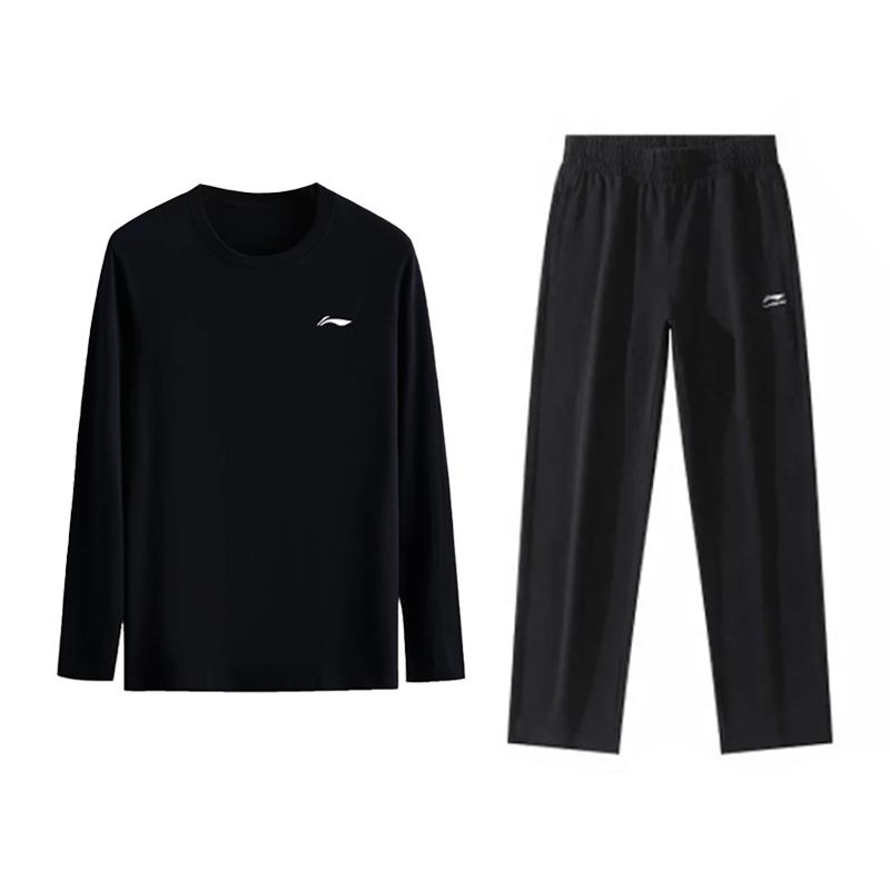 Li Ning Casual Sportswear Unisex Black+Black YTLV059-1AKLUC03-1 XL