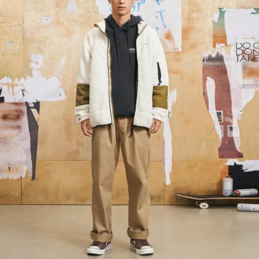 Converse Velvet Feel Coat Men's White 10018039-A04
