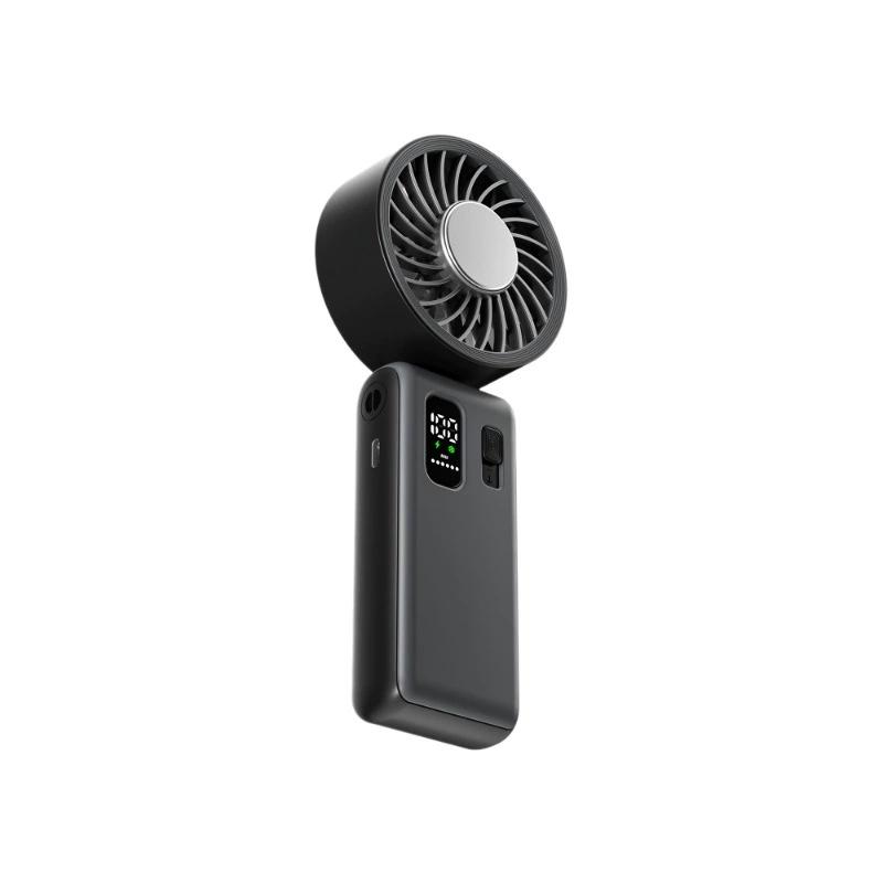 

Ventilador de mano portátil recargable USB enfriador plegable de alta velocidad
