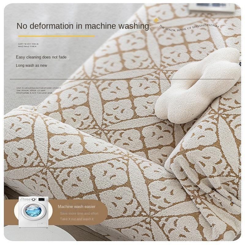Winter Premium Feeling Blanket All-Inclusive Universal Sofa Towel Sofa Blanket Sofa Cushion Thickened Stretch Non-Slip Cushion