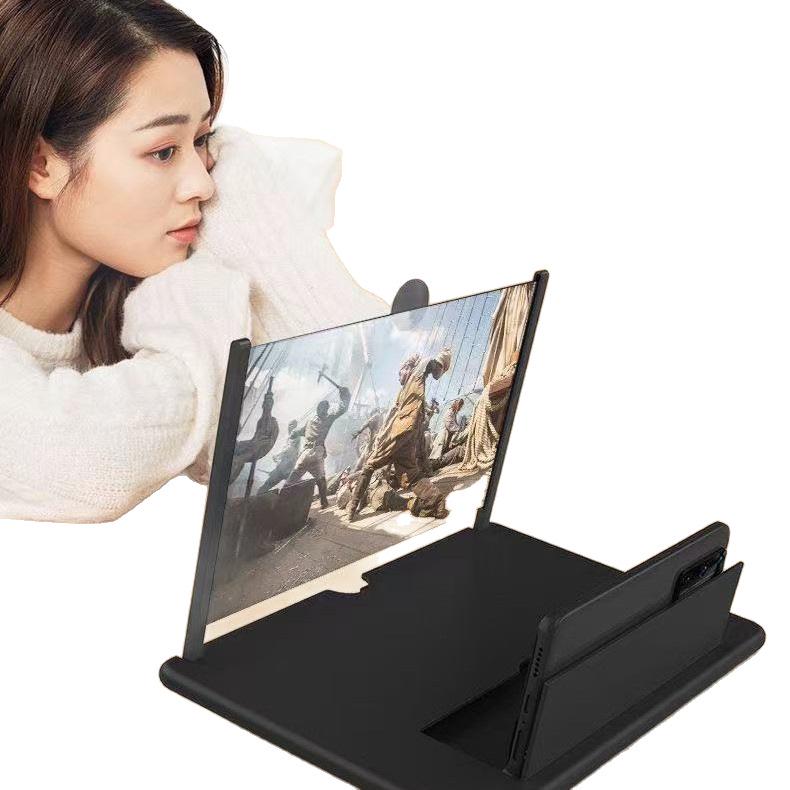 Ultra HD Pull-Out Mobile Screen Amplifier with 10''-12'' Desktop Stand