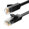 Ugreen Nw102 Ethernet Rj45 Flat Network Cable, Cat.6, Utp, 1M (Black)