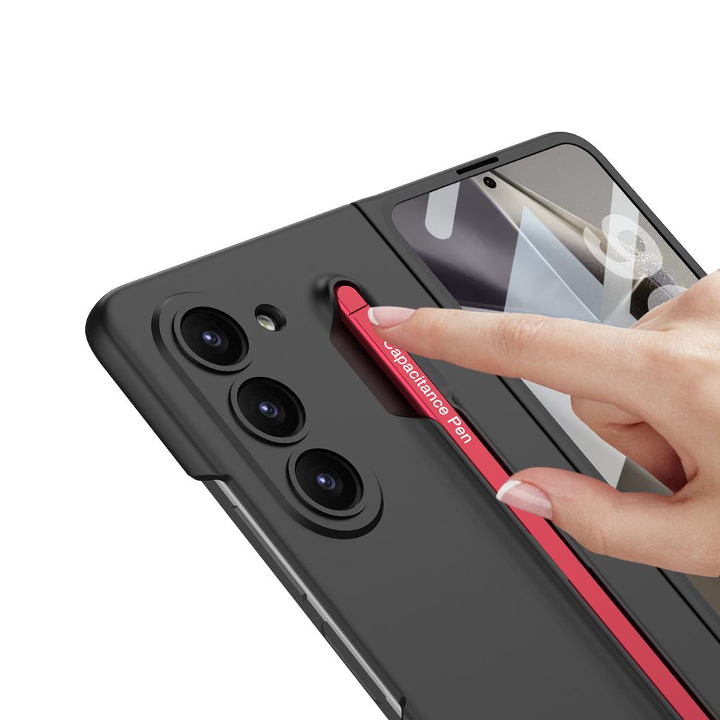 Suitable for Samsung Z Fold6 Mobile Phone Case Pen Slot with Stylus Ultra thin Shell Film Integrated New Folding Protective Case