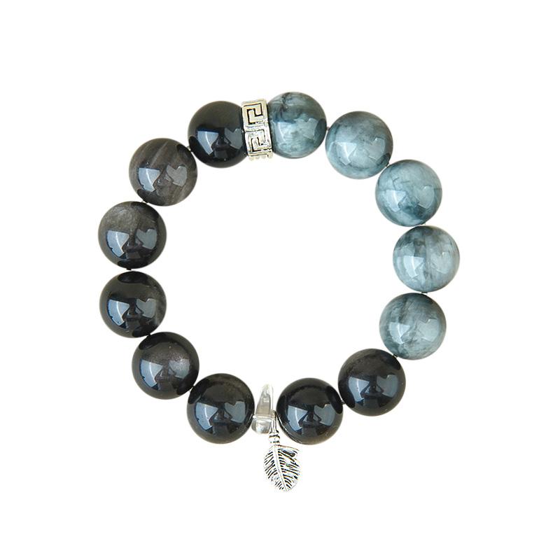 Healing Crystal Bracelet Round Beads Elastic Rope Energy Stone Jewelry