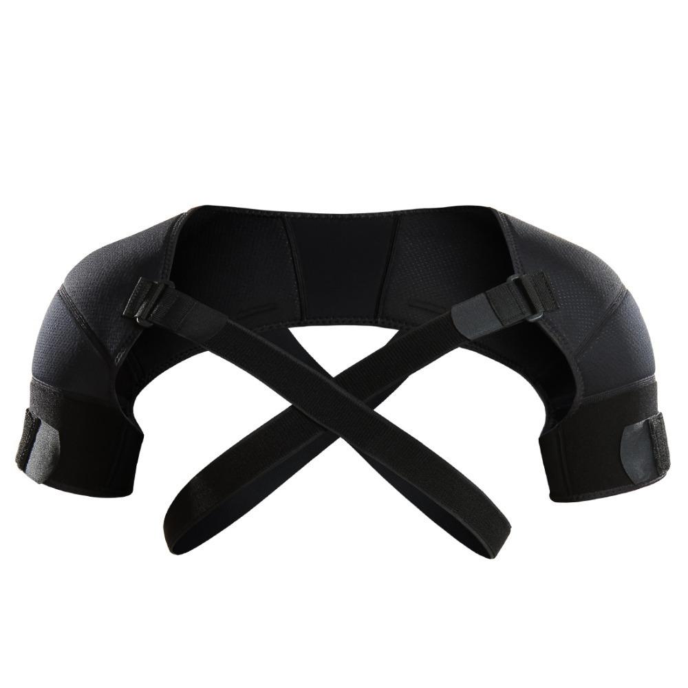 

Durable And Safe Adjustable Breathable Shoulder Support Strap Cross Cross Shoulder Strap Compression Brace For Shoulder Pain Relief S-M