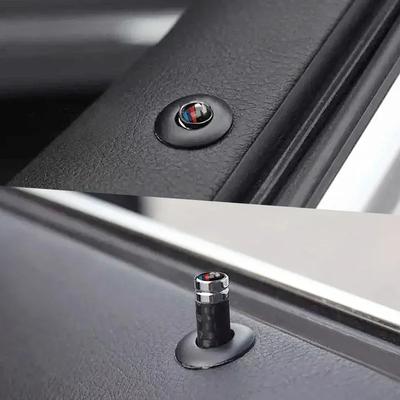 Für 4 STÜCK Edelstahl Auto Türverriegelungsbolzen Modifiziert Für bmw M Aufkleber X1 X3 X4 X5 X6 X7 e46 e90 f20 e60 e39 f10 Auto Zubehör