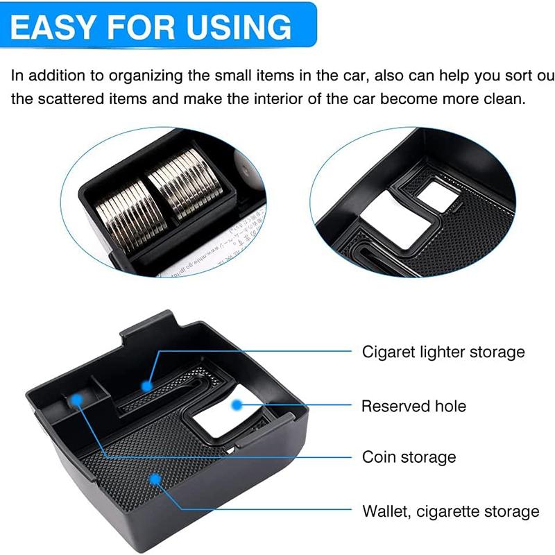 For Toyota Corolla E210 - & Corolla Cross (XG10)  Centre Console Organizer Tray  Armrest Storage Box Coin Holder