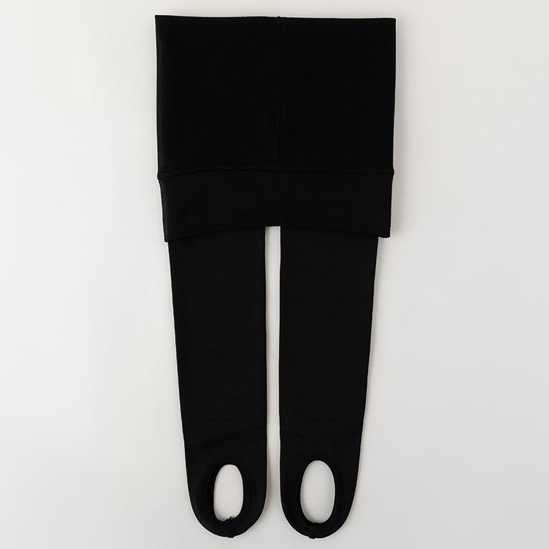 Barnens Vår & Höst Vita Fleece Dansleggings och Strumpor