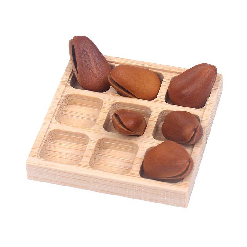 1:12 Dollhouse Miniature Cake Tray Dessert Food Grid Plate Kitchen Model Decor Toy Doll House Accessories