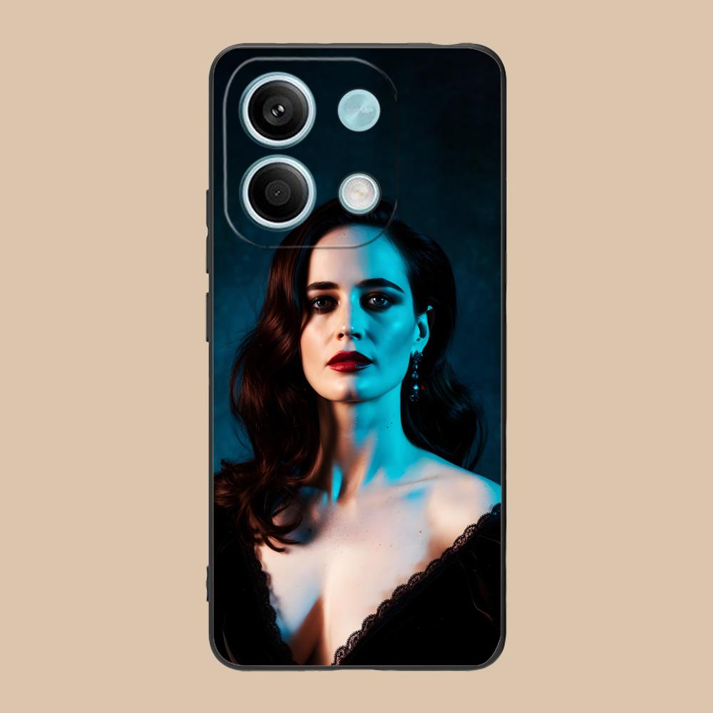 Eva Green Matte TPU Mobile Phone Case for POCO F8 F7 F6 F5 F4 F3 F2 Pro GT C75 C71 C65 C61 C40 Pro Ultra Colorful Cover