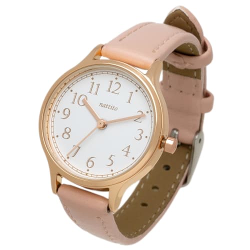 

Fieldwork Women s Analog Watch with Leather Strap, Pink, Rita JN028-2