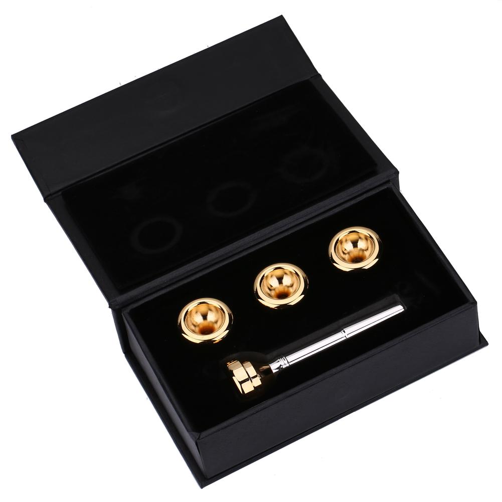 

Набор мундштуков для трубы из латуни размеров 1 1/2C, 3C, 5C, 7C для аксессуара музыкального инструмента