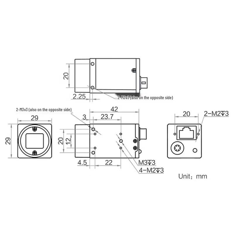 HIKROBOT MV-CS050-10GM 5MP Industrial Area Scan Camera