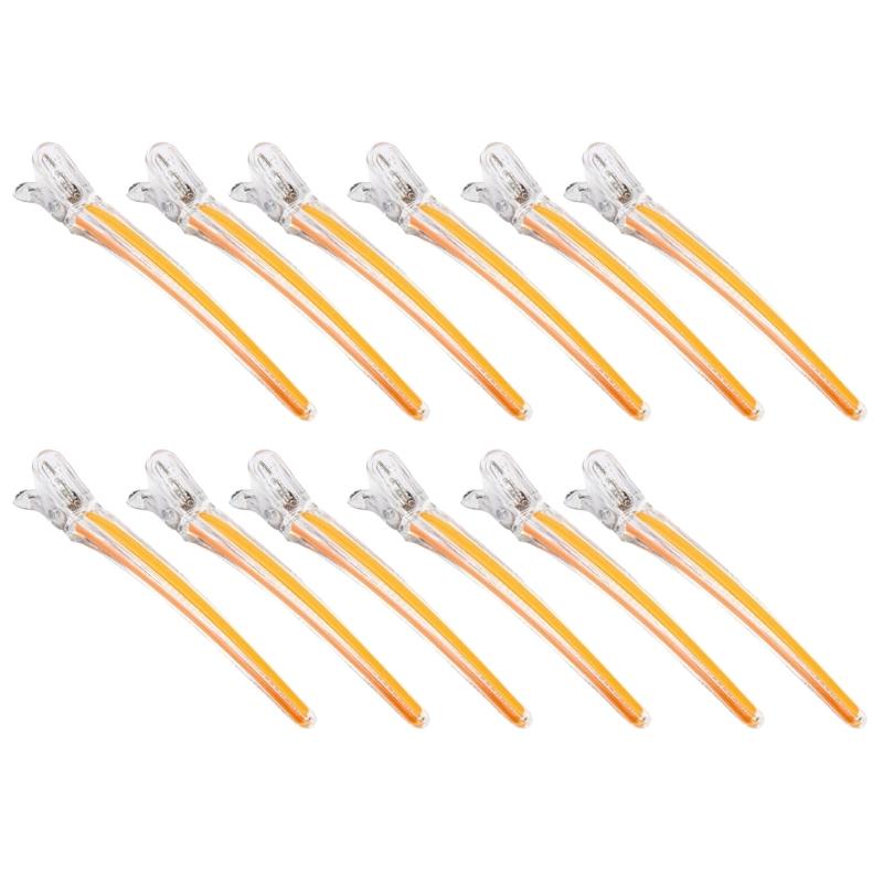 Pinze per Capelli a Becco d'Anatra, Pinze Alligatore Durevoli per Capelli da Donna, Pinze Lunghe a Becco d'Anatra, Pinze per Capelli per lo Styling dei Capelli