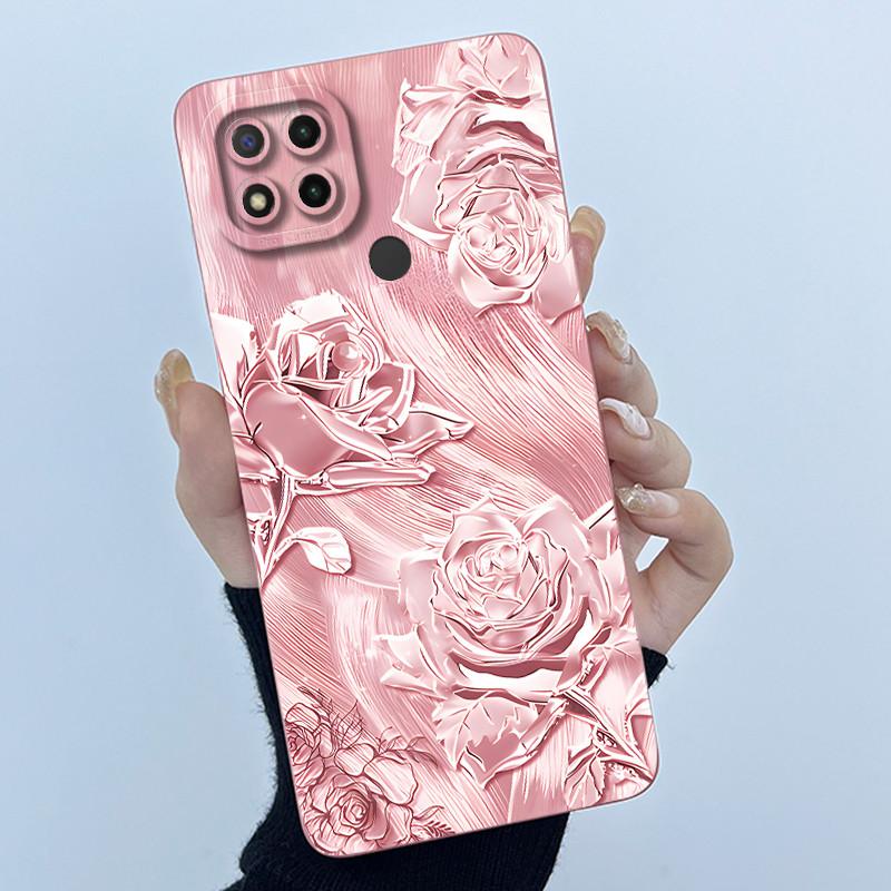 Fashion Simplicity Phone Case For Xiaomi Redmi 9C NFC Soft Liquid Silicone Fundas Redmi9C Redmi 9 C Camera Protection Cover Case