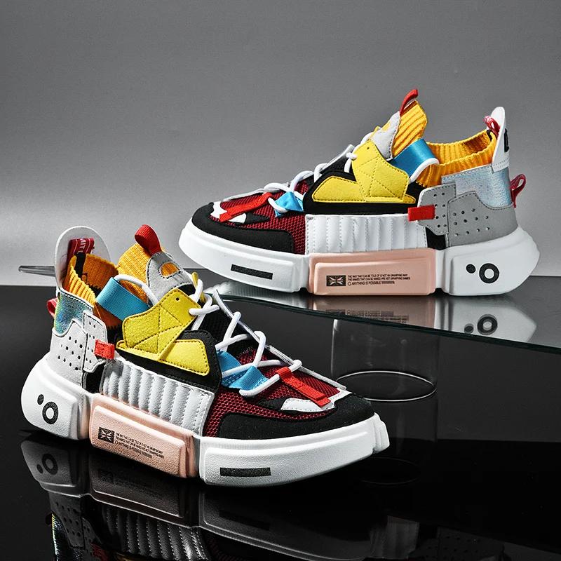 Colorful Sneakers Men Tenis Breathable Mens Casual Shoe Summer Male Couple Shoes Light Black Trainers Zapatillas Hombre