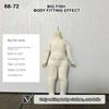 White Doll Elastic Jumpsuit Cute Doll Sleep Clothes for 1/3 1/4 1/6 BJD 30/45/60cm Dolls