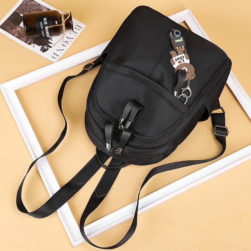 Oxford cloth backpack women's new anti-splash backpack casual fashion shopping travel large capacity schoolbag