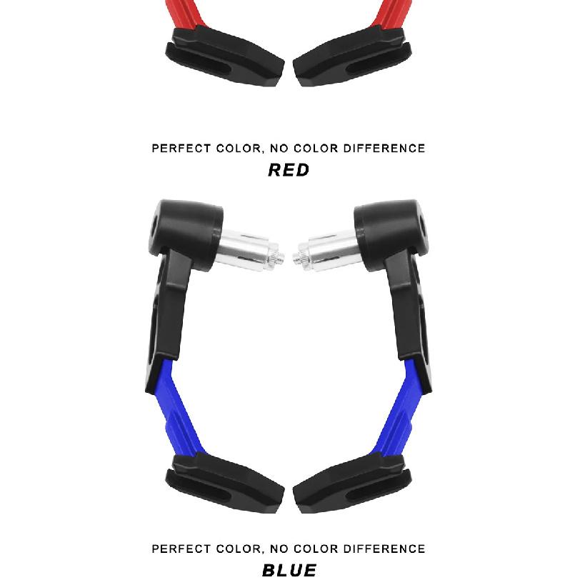 2PCS Handlebar Protectors Windproof Anti-Fall  Lever Guard with Aluminum Stiffener For Motorcycle Scooter Mountain E-Bike Brake