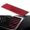 New 10 PCS Car Air Conditioner Outlet Decorative Soft Strip Accessories Auto Interior Grille Decorative Strip Universal U-shaped