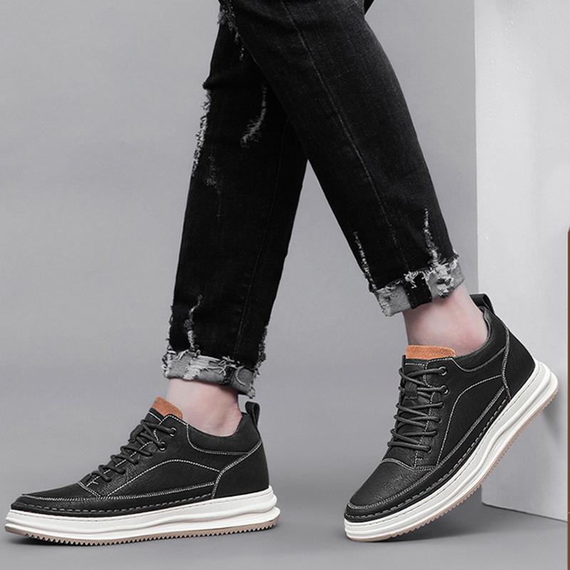Scarpe con Rialzo COZOK Per Uomo alla Moda 4/6/8CM Aumento Altezza Interna Invisibile Outdoor Corsa Scarpe Sportive Casual Taglia 37-44