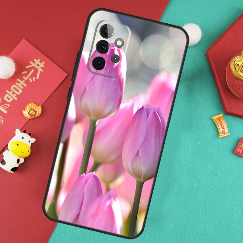 

Цветочный чехол-тюльпаны для Samsung Galaxy A55 A35 A15 A54 A34 A14 A52 A32 A12 A13 A33 A53 A17 A16 A26 A36 A56 Samsung A54 5G