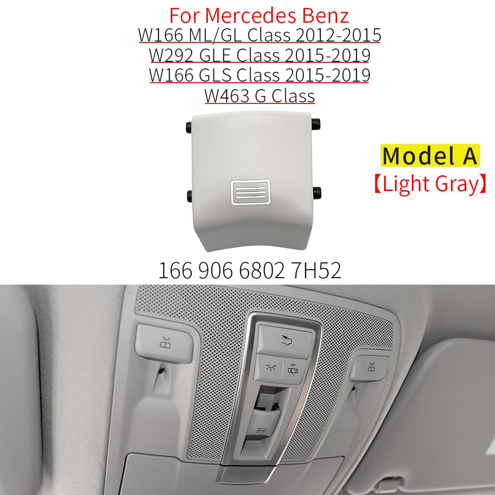 For Mercedes W166 W292 W463 Car Sunroof Window Switch Button Cover Plastic for Benz ML GL GLE GLS 2012- ML320 GLE350 GLS450