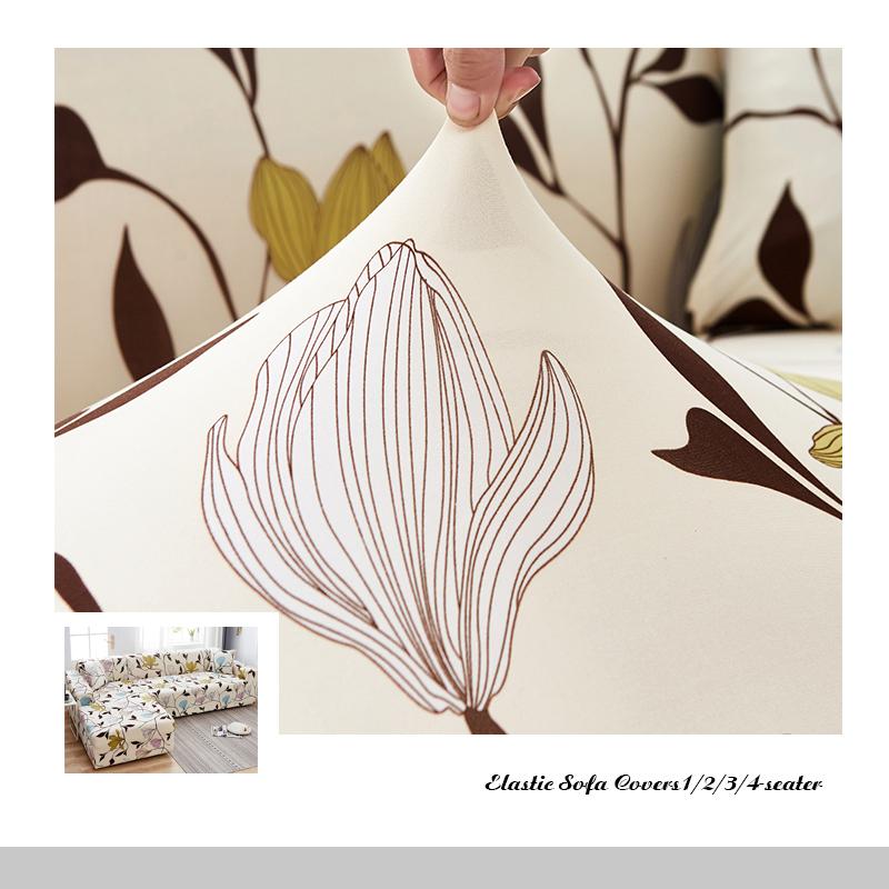 VIP LINK L shape Need Buy 2 pieces Corner Sofa Covers for Living Room Couch Cover Elastic Stretch Sectional Sofa Cubre Sofa