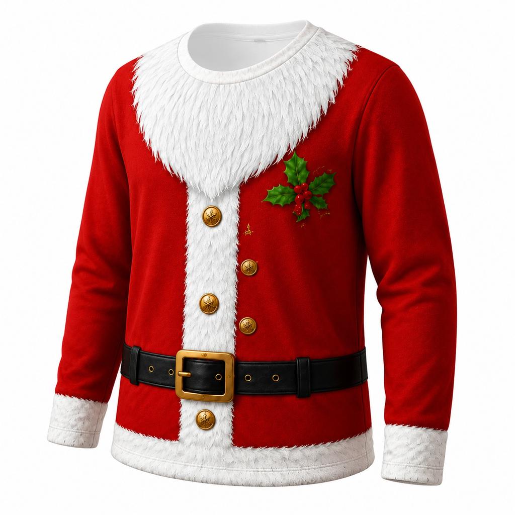 Women Men Funny Christmas Sweatshirt Novelty Holiday Pullover
