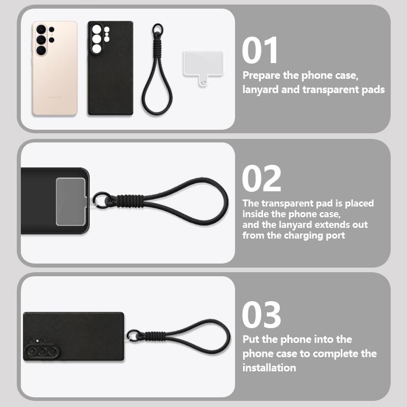 Wrist Strap Lanyard Phone Case For Samsung Galaxy S26 S24 S25 Ultra S23 S25 FE A57 A17 A56 A16 A55 A36 A15 A25 5G Soft TPU Cover