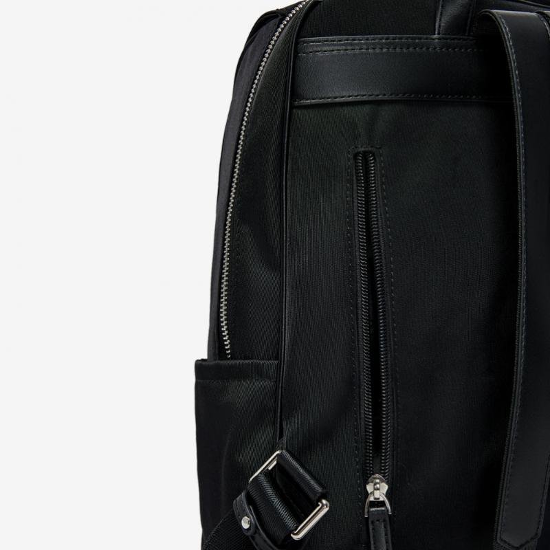 Esquire Collection Esquire Bijou Twill Nylon Backpack Black