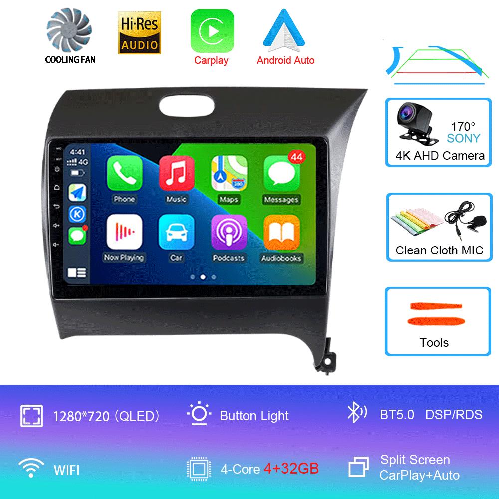 

Android14 Carplay Auto Для KIA K3 CERATO FORTE 3 YD Тюнер 2013 2014 2015 2016 2017 Мультимедийный Автомагнитола Видео WIFI+4G DSP