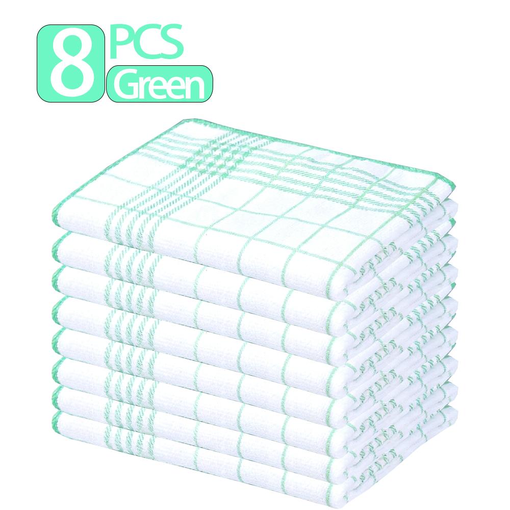 5/8 Pack of Kitchen Checkered Cleaning Cloths,60 X 40 Cm, Durable, Suitable for Kitchen and Home Use, Can Be Used for Washing Dishes and Wiping Tables