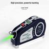 Proyector Láser Multifuncional: Cinta métrica de luz verde y nivelador infrarrojo