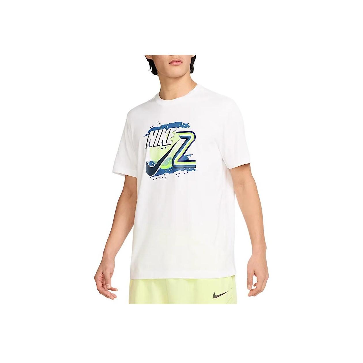 

Nike Dri-Fit Court Comfortable Quick-Dry Tennis Short Sleeve T-Shirt Men Tops White HJ3367-100 M