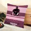 Kendrick L-L-Lamar Singer Cushion Cover Silky Short Plush Home Sofa Cushion Cover - Invisible Zipper Home Decoration